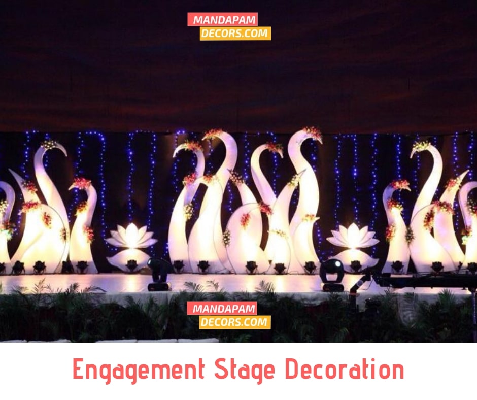 engagement stage decoration